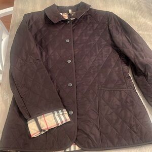 Beautiful chocolate brown Burberry coat